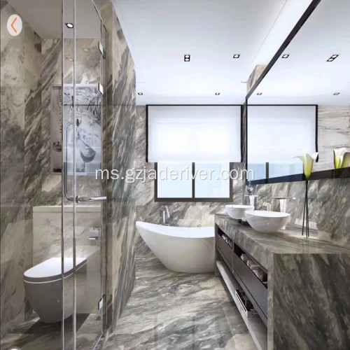 Tinggi Digilap Space Grey Marble untuk Hiasan Rumah